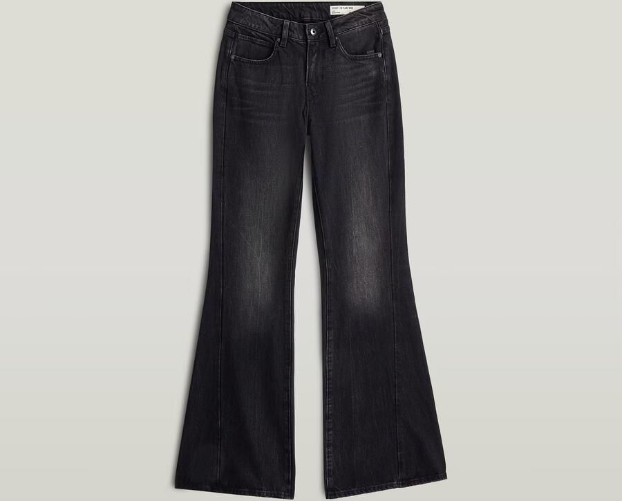 G-Star RAW Stevey Flare Jeans Zwart Dames