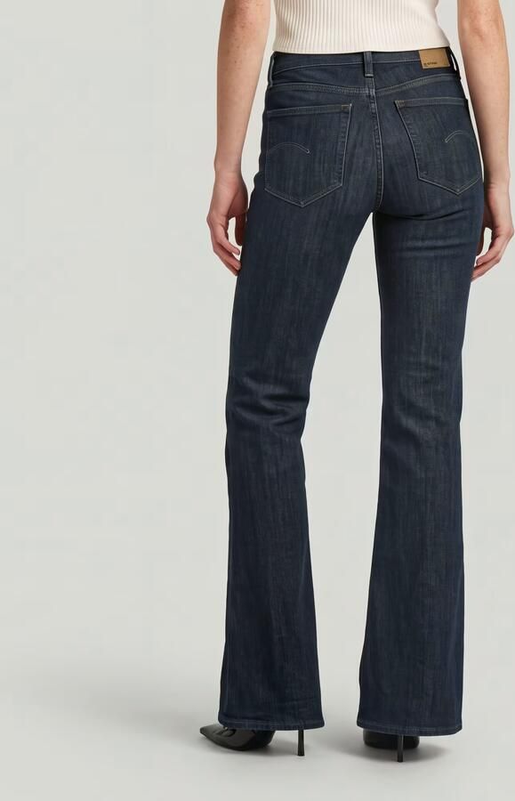 G-Star RAW Stevey Flare Neo Raw Jeans Donkerblauw Dames - Foto 6