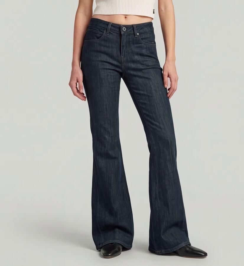 G-Star RAW Stevey Flare Neo Raw Jeans Donkerblauw Dames - Foto 5