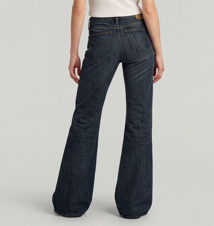 G-Star RAW Stevey Flare Neo Raw Jeans Donkerblauw Dames - Foto 3
