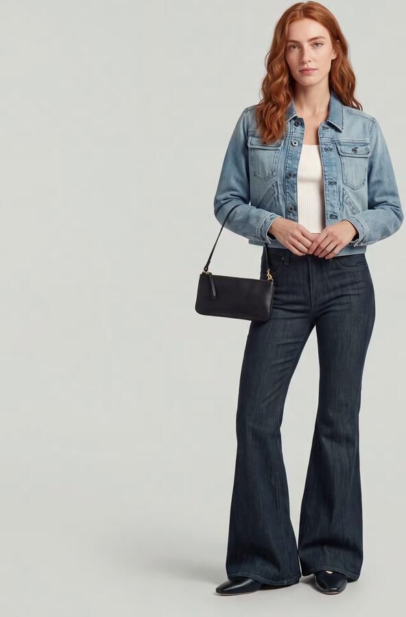 G-Star RAW Stevey Flare Neo Raw Jeans Donkerblauw Dames - Foto 6