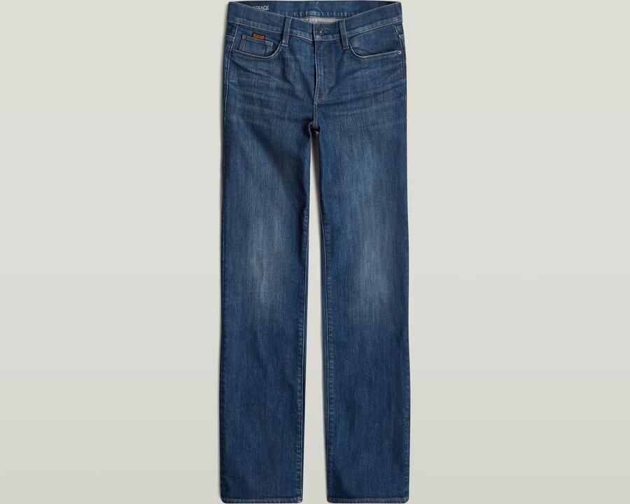 G-Star RAW Strace Straight Jeans Donkerblauw Dames - Foto 6