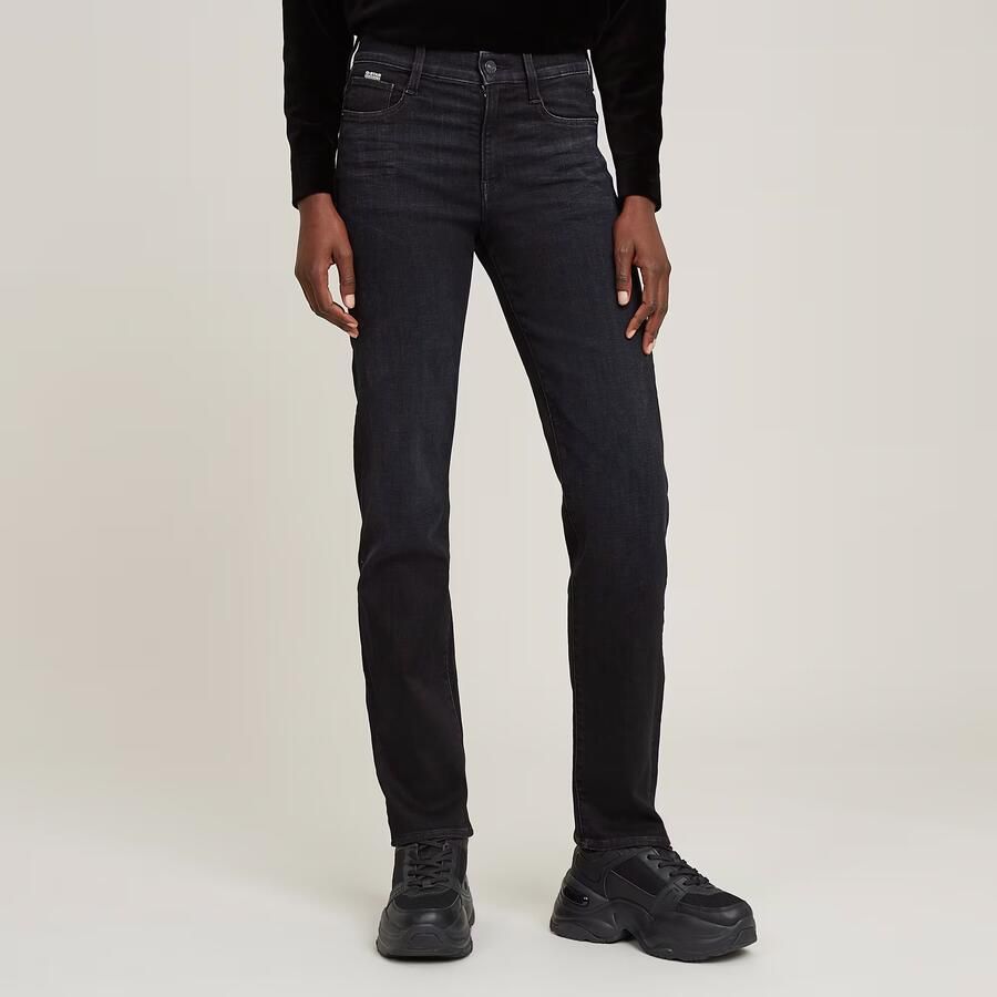 G-Star RAW Strace Straight Jeans Donkerblauw Dames - Foto 7