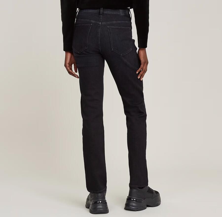 G-Star RAW Strace Straight Jeans Donkerblauw Dames - Foto 5
