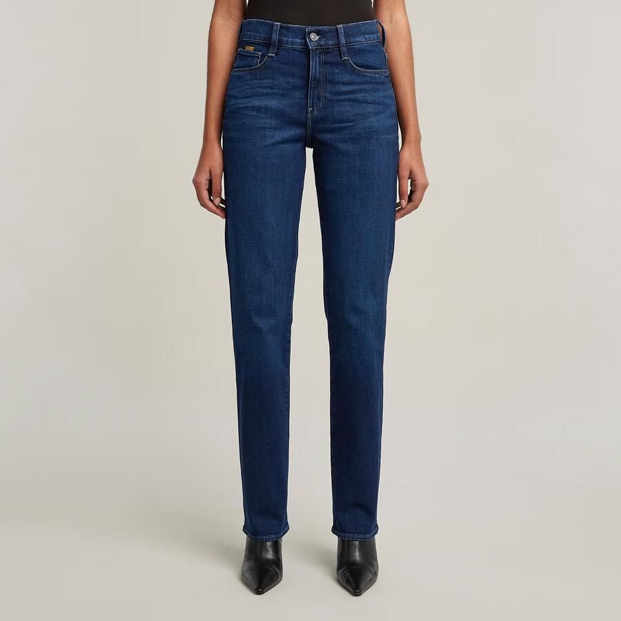 G-Star RAW Strace Straight Jeans Donkerblauw Dames - Foto 8