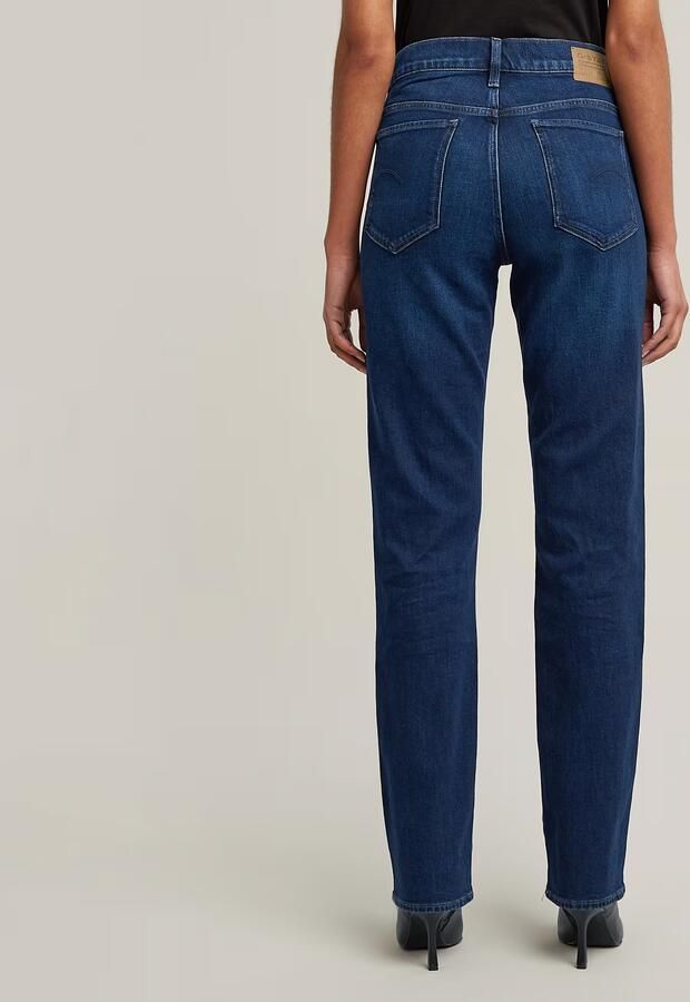 G-Star RAW Strace Straight Jeans Donkerblauw Dames - Foto 12