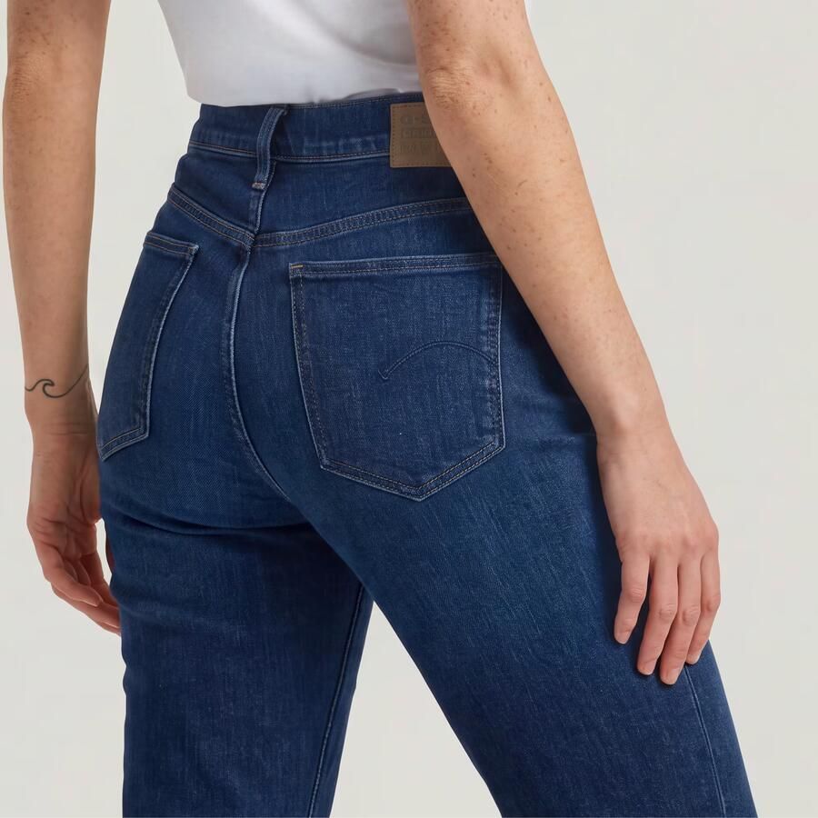 G-Star RAW Strace Straight Jeans Donkerblauw Dames - Foto 10