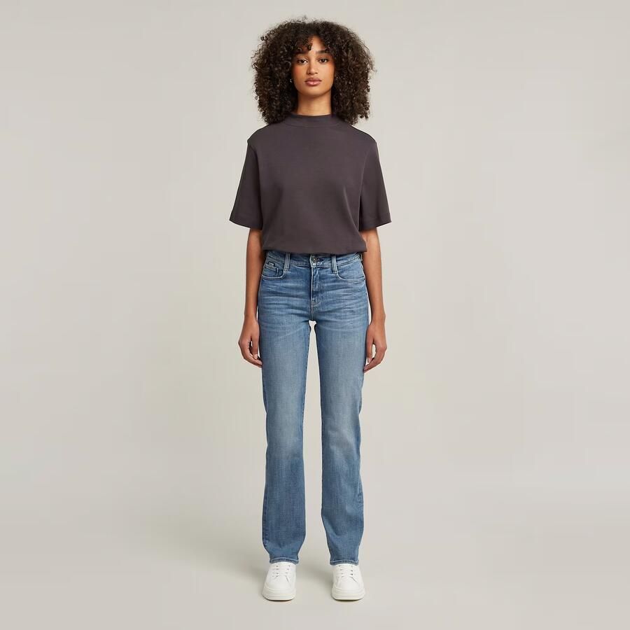 G-Star RAW Strace Straight Jeans Lichtblauw Dames