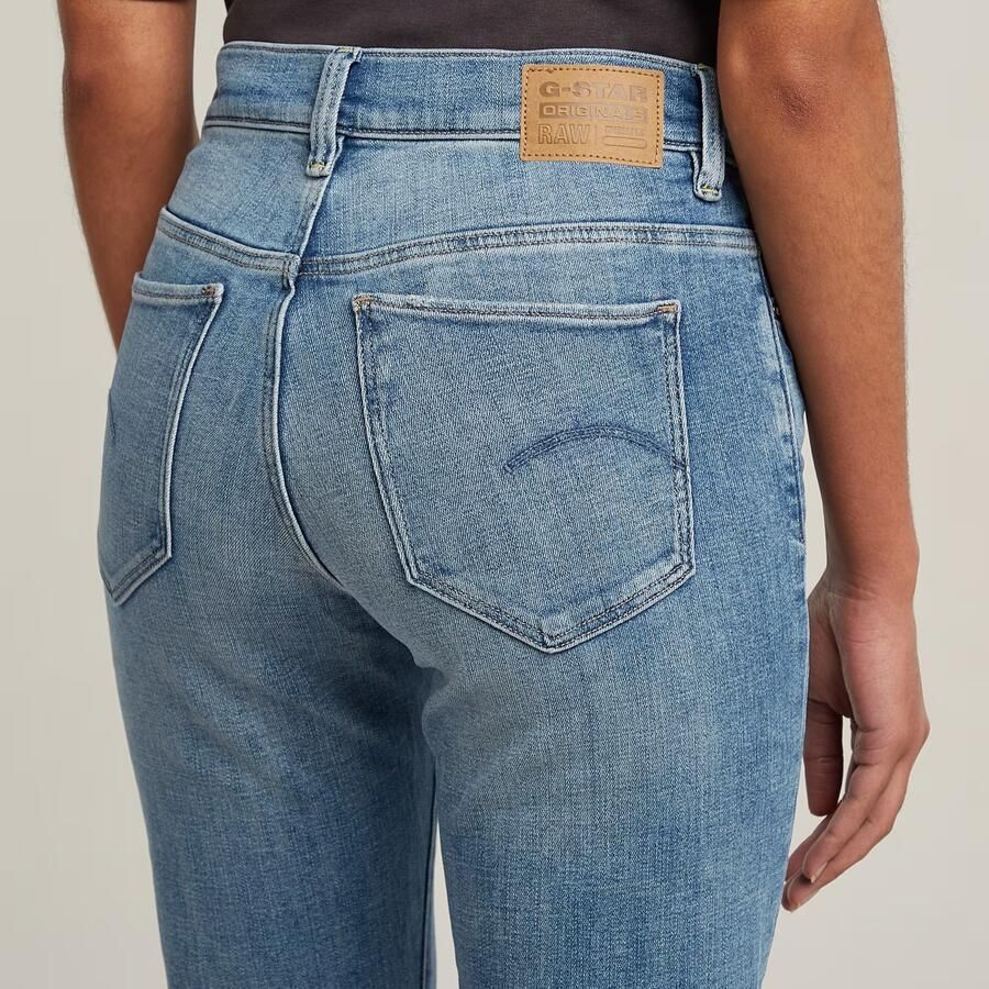 G-Star RAW Strace Straight Jeans Lichtblauw Dames - Foto 2