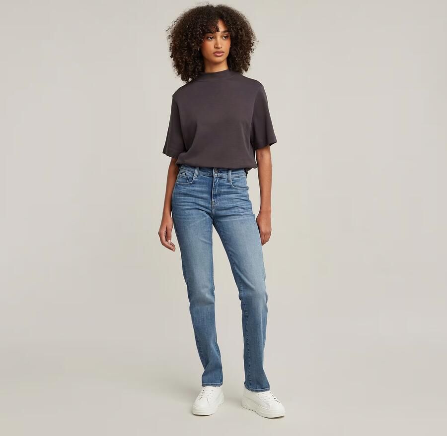 G-Star RAW Strace Straight Jeans Lichtblauw Dames - Foto 3