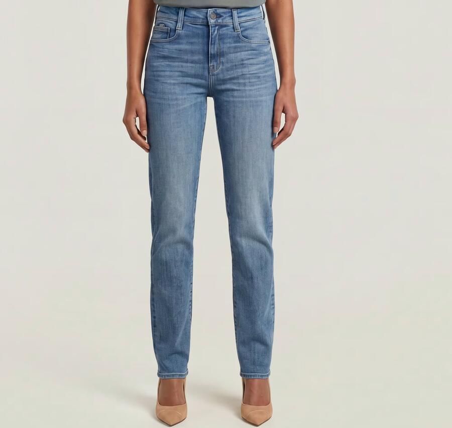 G-Star RAW Strace Straight Jeans Lichtblauw Dames - Foto 12