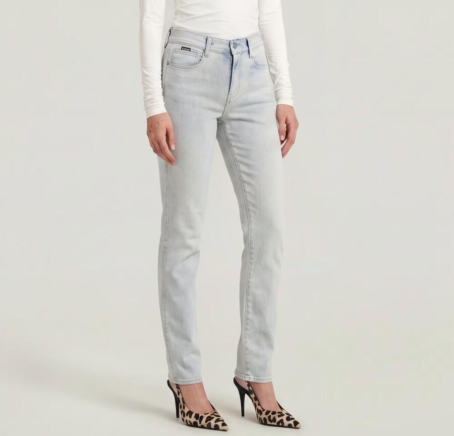 G-Star RAW Strace Straight Jeans Lichtblauw Dames - Foto 4