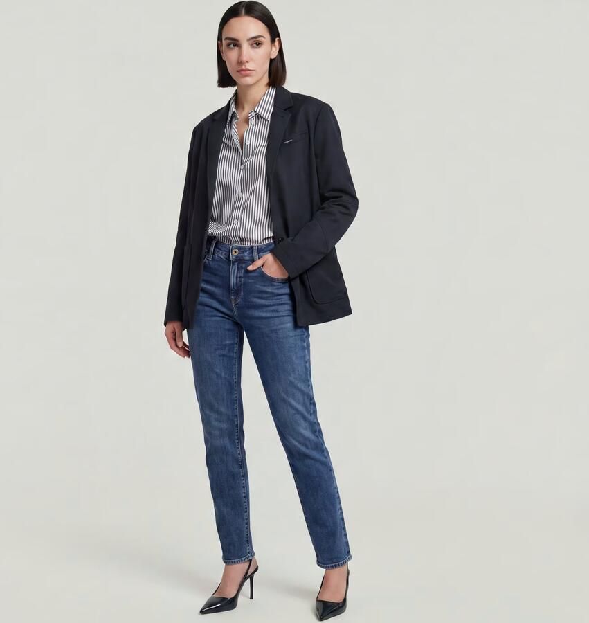 G-Star RAW Strace straight fit jeans antique faded orinoco blue - Foto 7