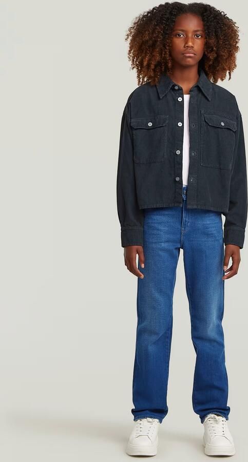 G-Star RAW Strace Straight Jeans voor meisjes Donkerblauw meisjes - Foto 5