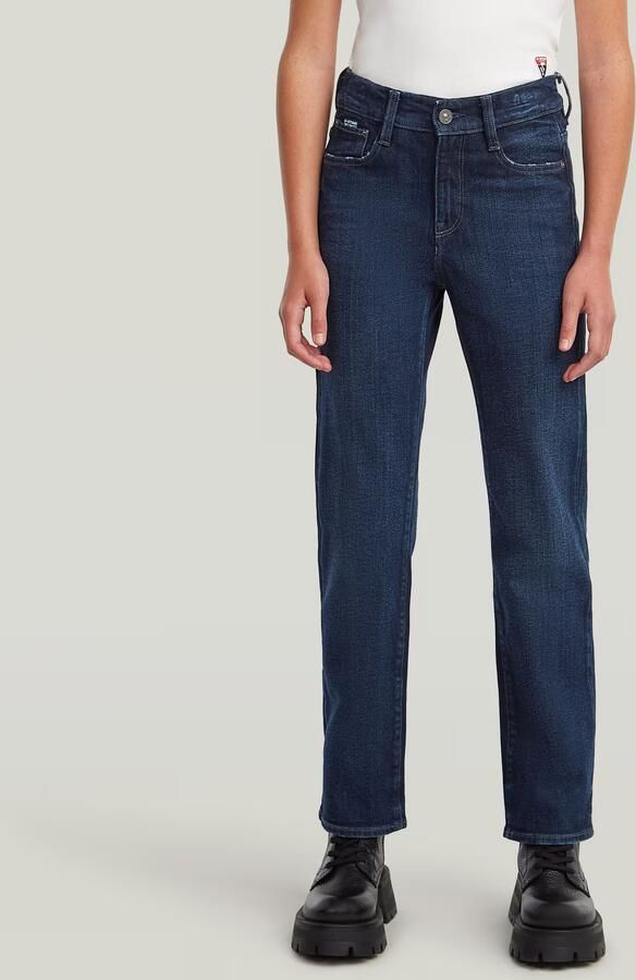 G-Star RAW Strace Straight Jeans voor meisjes Midden blauw meisjes - Foto 4