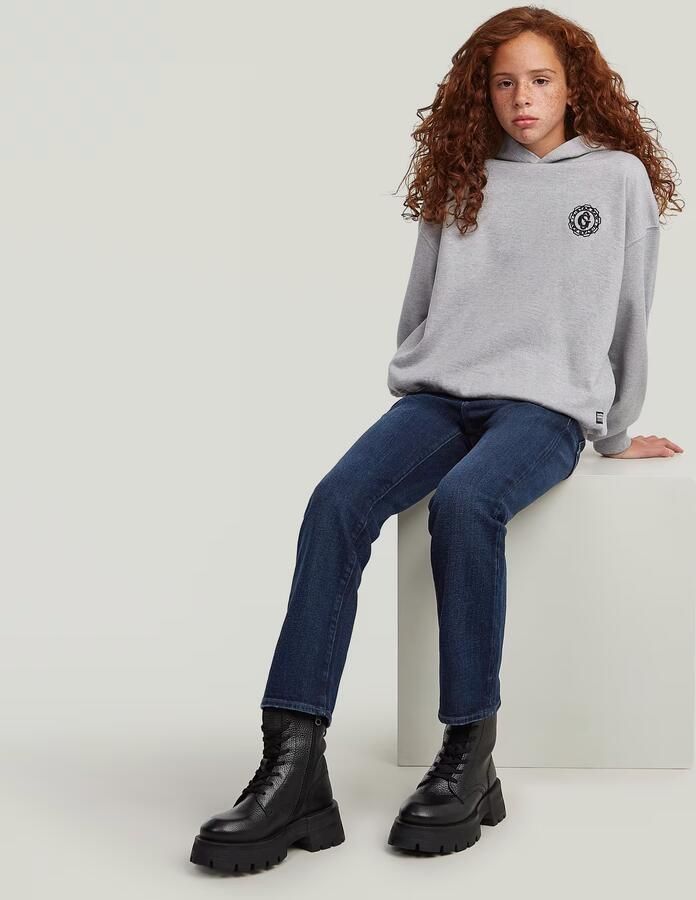 G-Star RAW Strace Straight Jeans voor meisjes Midden blauw meisjes - Foto 7