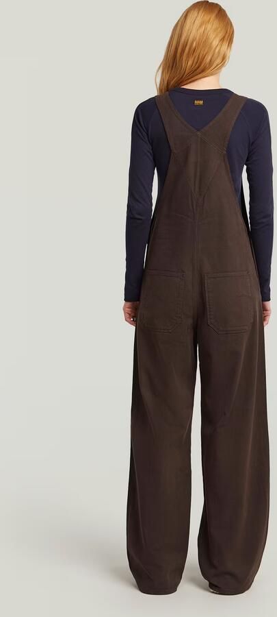 G-Star RAW Straight Tuinbroek Bruin Dames - Foto 6