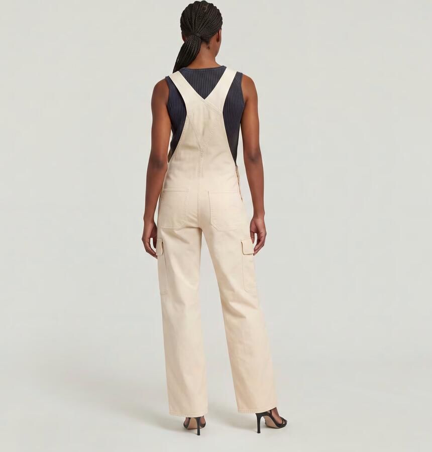 G-Star RAW Straight Tuinbroek Roze Dames - Foto 3
