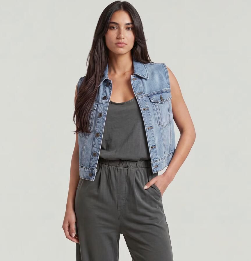 G-Star RAW Strappy Jumpsuit Zwart Dames - Foto 6