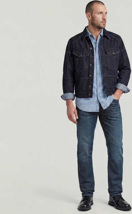 G-Star RAW Streem Slim Tapered Jeans Donkerblauw Heren - Foto 6