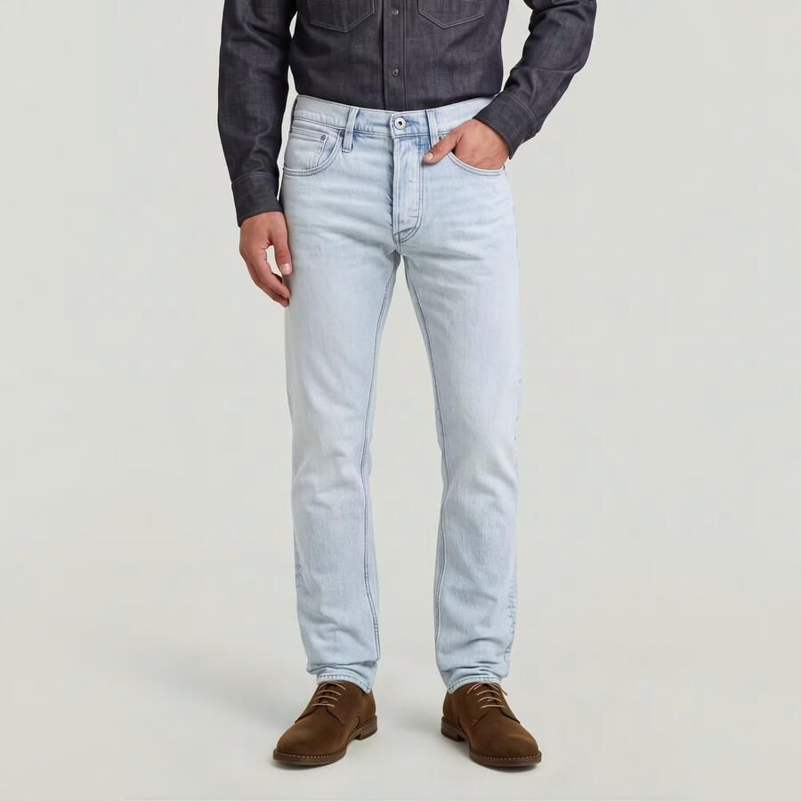 G-Star Raw Slim tapered fit jeans met steekzakken model 'Streem' - Foto 3