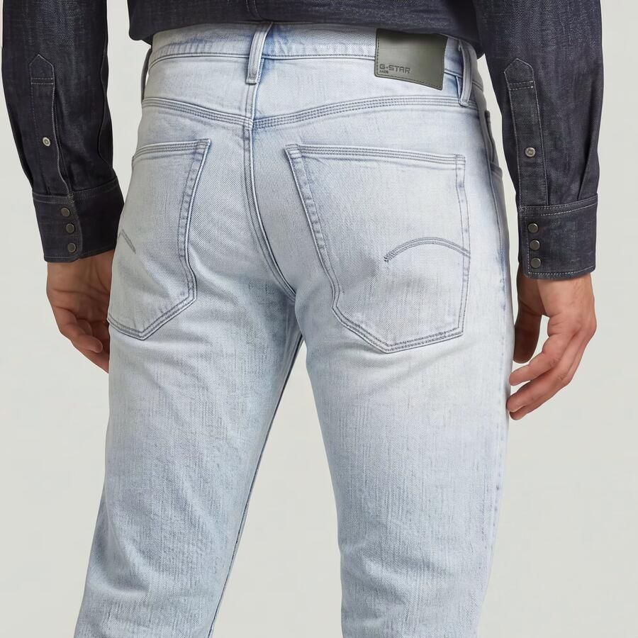 G-Star Raw Slim tapered fit jeans met steekzakken model 'Streem' - Foto 4