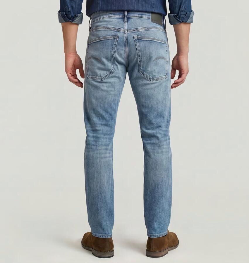 G-Star Raw Slim tapered fit jeans met steekzakken model 'Streem' - Foto 10