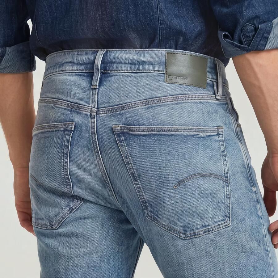 G-Star Raw Slim tapered fit jeans met steekzakken model 'Streem' - Foto 9