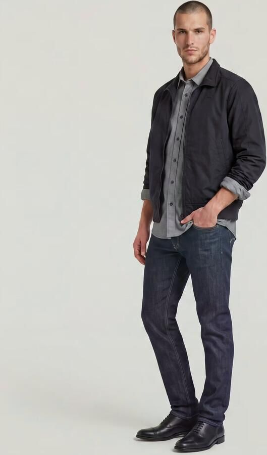 G-Star RAW Streem Slim Tapered Selvedge Jeans Donkerblauw Heren - Foto 6