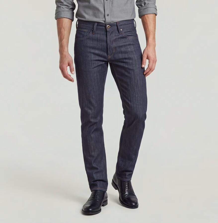 G-Star RAW Streem Slim Tapered Selvedge Jeans Donkerblauw Heren - Foto 3