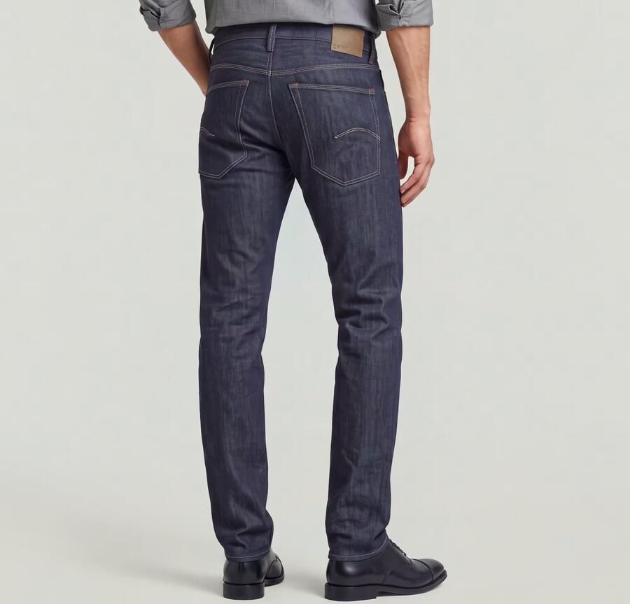 G-Star RAW Streem Slim Tapered Selvedge Jeans Donkerblauw Heren - Foto 4