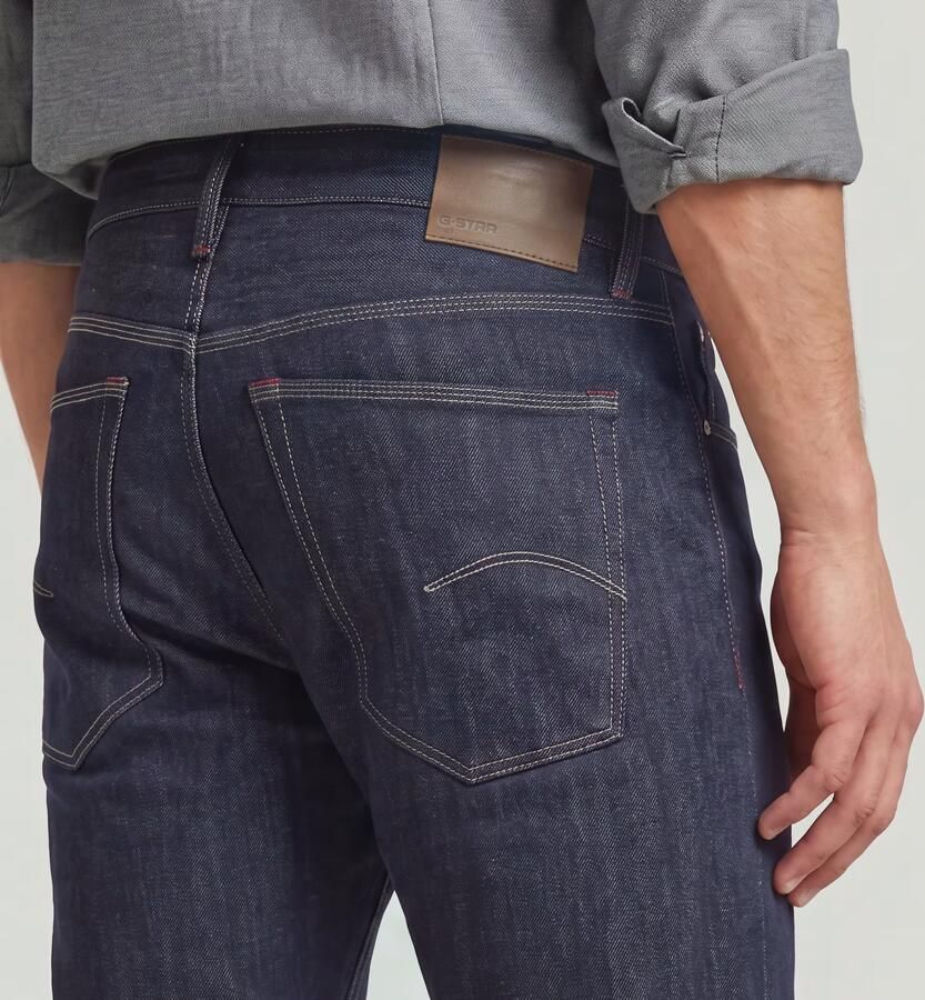 G-Star RAW Streem Slim Tapered Selvedge Jeans Donkerblauw Heren - Foto 5