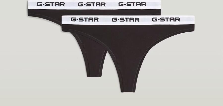 G-Star RAW String Set van 2 Zwart Dames