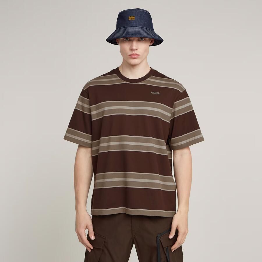 G-Star RAW Stripe Boxy T-Shirt Meerkleurig Heren - Foto 7
