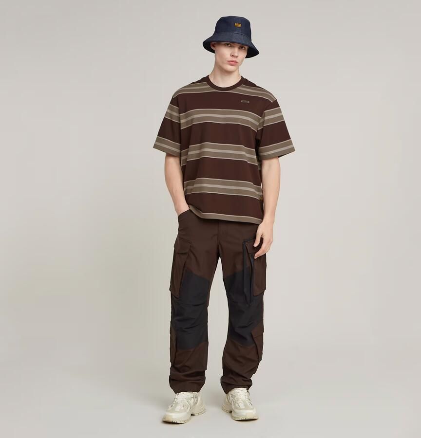 G-Star RAW Stripe Boxy T-Shirt Meerkleurig Heren - Foto 4