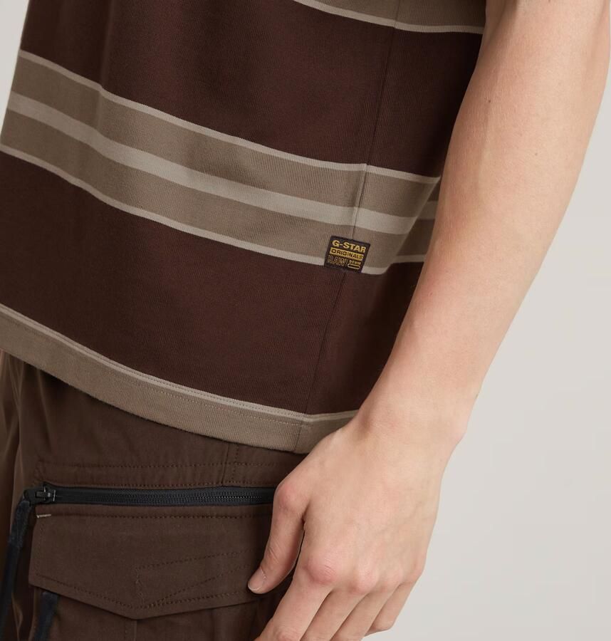 G-Star RAW Stripe Boxy T-Shirt Meerkleurig Heren - Foto 5
