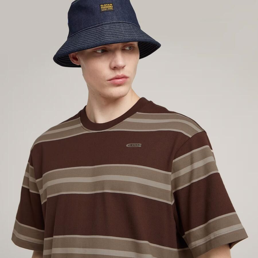 G-Star RAW Stripe Boxy T-Shirt Meerkleurig Heren - Foto 2