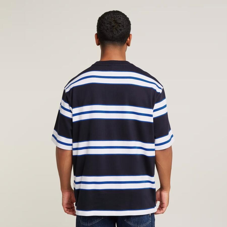 G-Star RAW Stripe Boxy T-Shirt Meerkleurig Heren