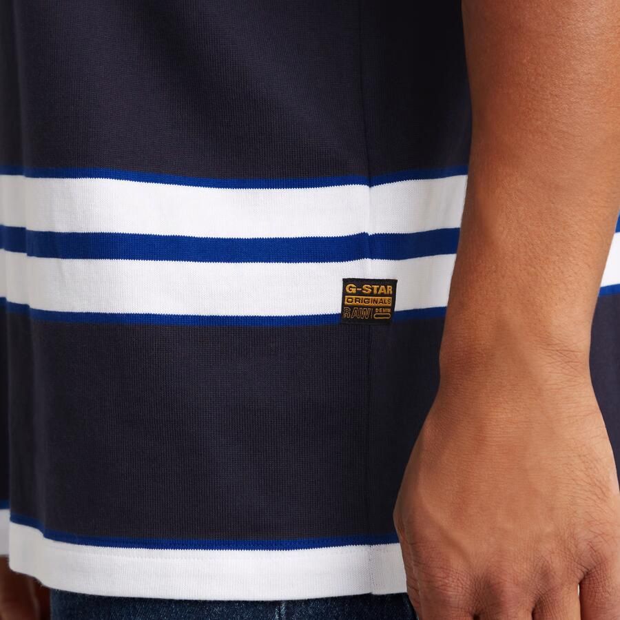 G-Star RAW Stripe Boxy T-Shirt Meerkleurig Heren - Foto 3