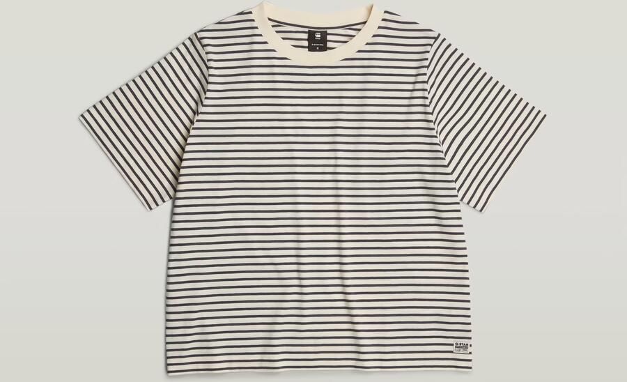 G-Star RAW Stripe Boxy Top Meerkleurig Dames - Foto 6