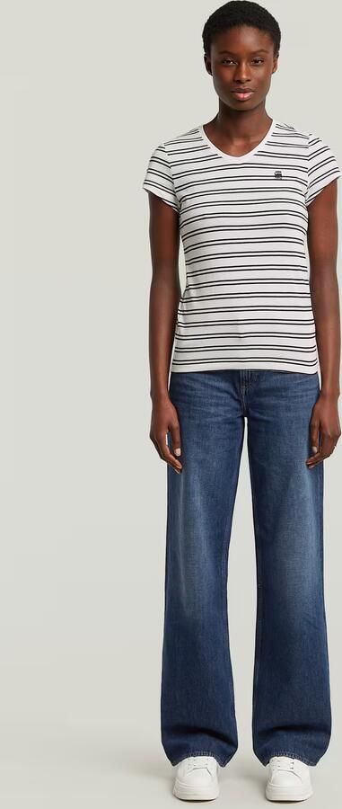 G-Star RAW Stripe Eyben Slim V 2.0 T-shirt Meerkleurig Dames - Foto 5