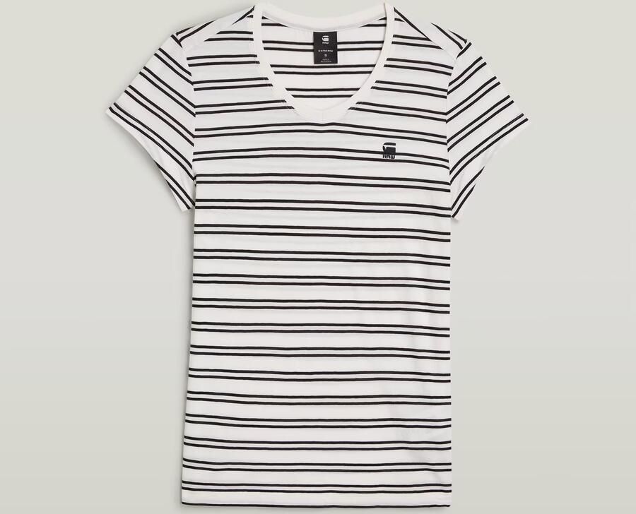 G-Star RAW Stripe Eyben Slim V 2.0 T-shirt Meerkleurig Dames - Foto 2