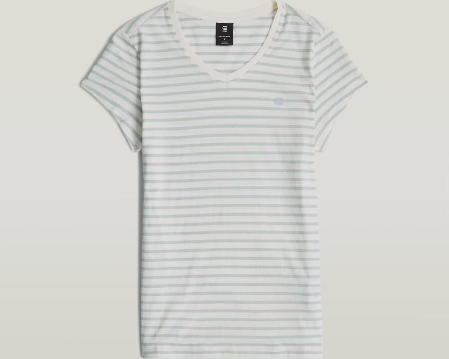 G-Star RAW Stripe Eyben Slim V 2.0 T-Shirt Meerkleurig Dames - Foto 5