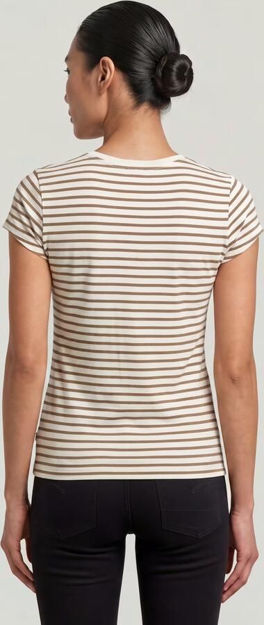 G-Star RAW Stripe Eyben Slim V 2.0 T-Shirt Meerkleurig Dames - Foto 5