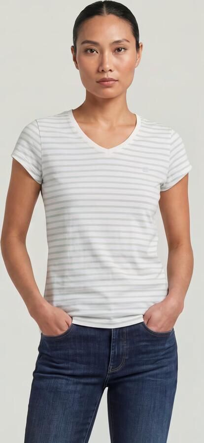G-Star RAW Stripe Eyben Slim V 2.0 T-Shirt Meerkleurig Dames - Foto 5