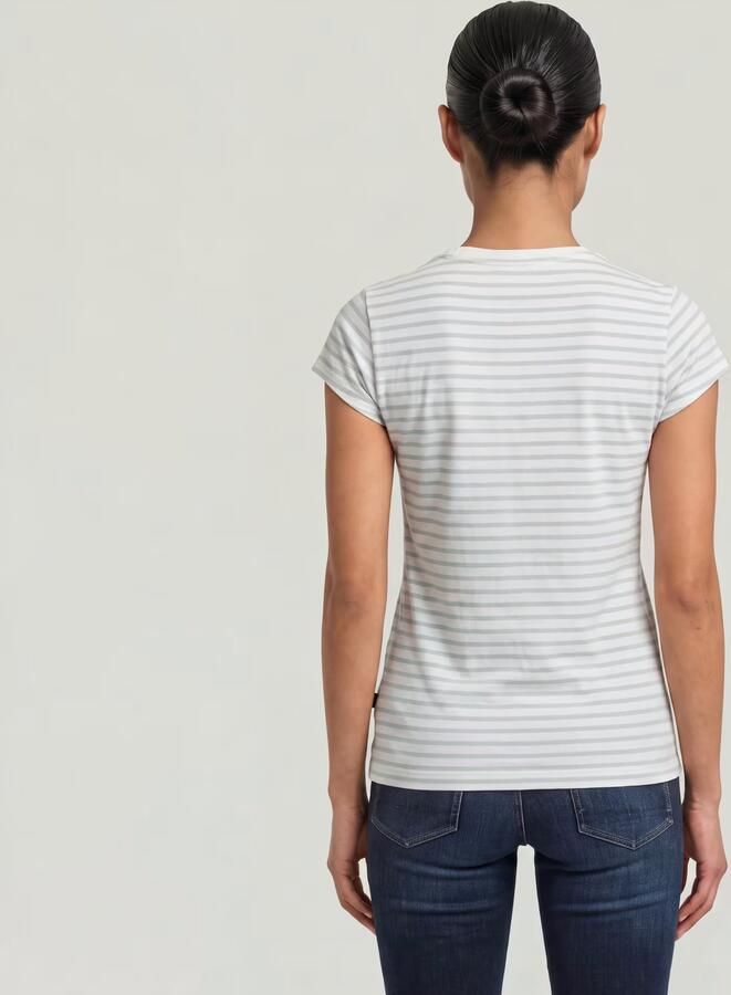 G-Star RAW Stripe Eyben Slim V 2.0 T-Shirt Meerkleurig Dames - Foto 3