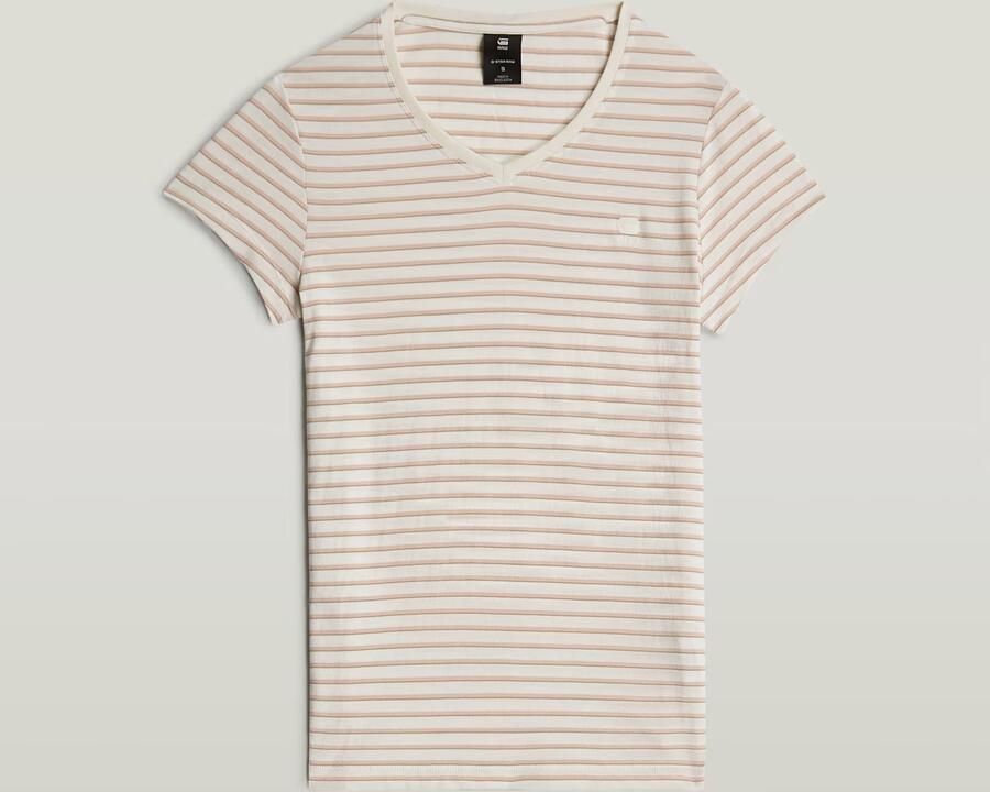 G-Star Raw Slim fit T-shirt met streepmotief model 'Stripe eyben' - Foto 7