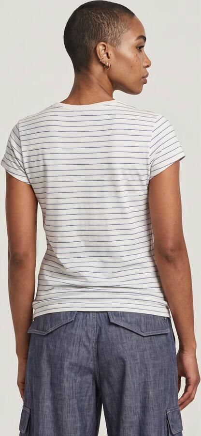 G-Star Raw Slim fit T-shirt met streepmotief model 'Stripe eyben' - Foto 13