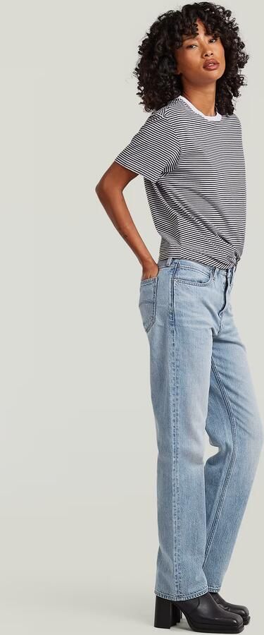G-Star Raw relaxed fit T-shirt van puur katoen met geknoopte zoom - Foto 11