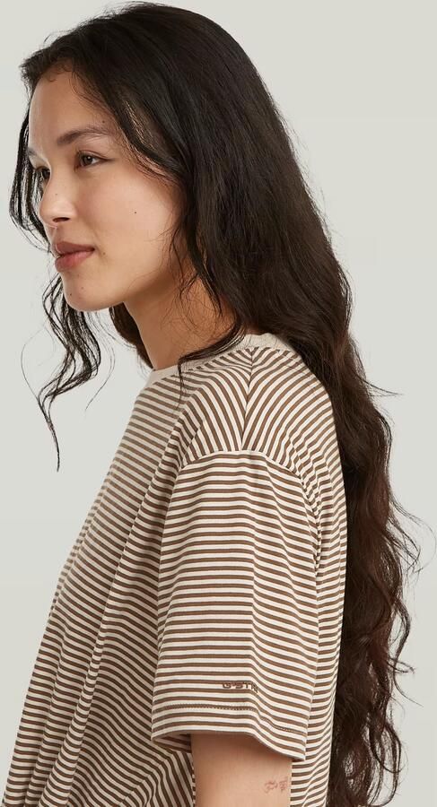G-Star RAW Stripe Relaxed Knot T-Shirt Meerkleurig Dames - Foto 4